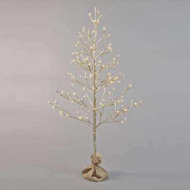 6ft Christmas Tree Light Feature With Led Lights Warm White