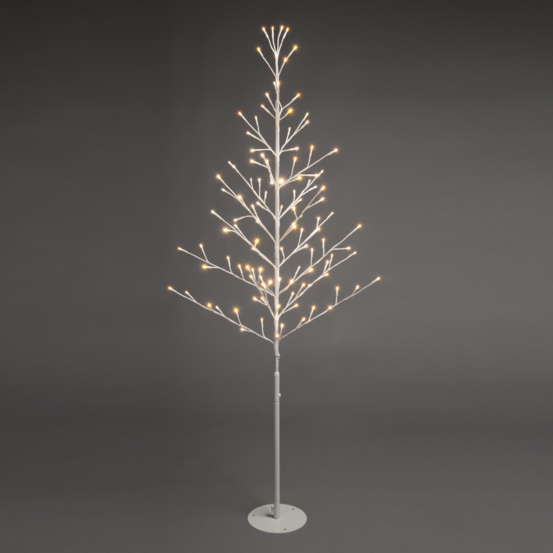 124 LED Warm White Light Up Tree 180cm