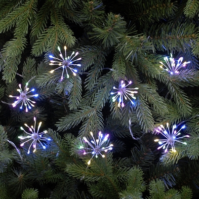 Starburst Fairy Christmas Lights Animated Multicolour Outdoor 400 Led 57m
