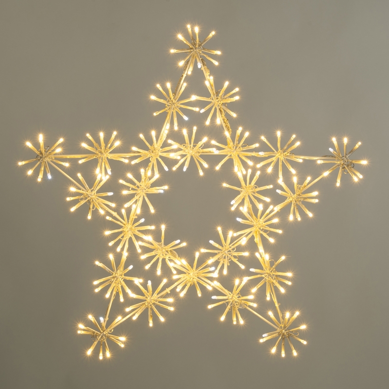 Starburst Feature Christmas Light Animated Warm White Indoor 250 LED 