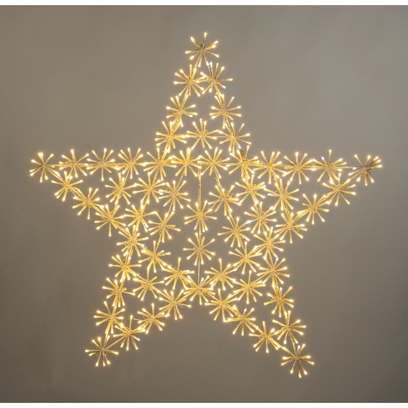 Starburst Feature Christmas Light Animated Warm White Indoor 610 LED 
