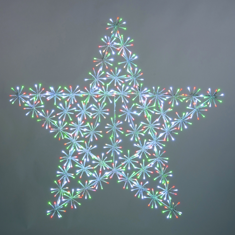 Starburst Feature Christmas Light Animated Multicolour Indoor 610 LED 
