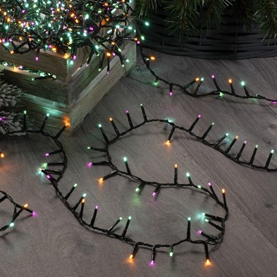 String Fairy Christmas Lights Multifunction Multicolour Outdoor 360 Led 89m Aurora