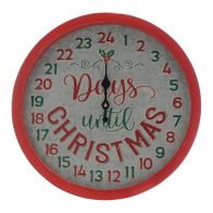 See more information about the Red & Green Wooden Days Countdown Advent Calendar Clock 36cm 