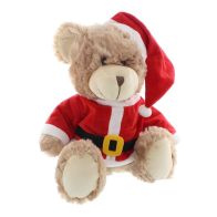 See more information about the Bear Soft Toy Christmas Decoration Red & White - 30cm 