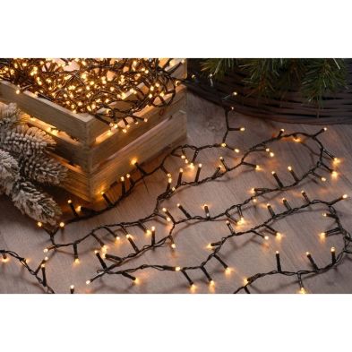 String Fairy Christmas Lights Multifunction Warm White Outdoor 1000 Led 2597m Firefly