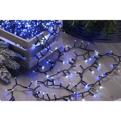 String Fairy Christmas Lights Multifunction Blue White Outdoor 600 Led 1557m Arctic