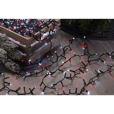 String Fairy Christmas Lights Multifunction Red White Outdoor 1000 Led 2597m Candy Cane