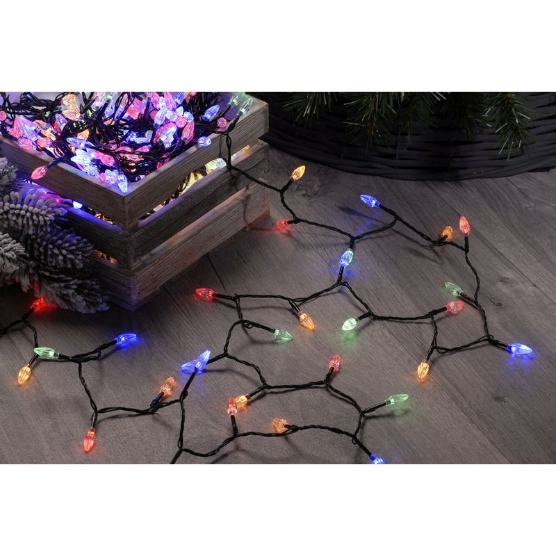 Diamond Fairy Christmas Lights Multifunction Multicolour Outdoor 400 LED - 24.94m