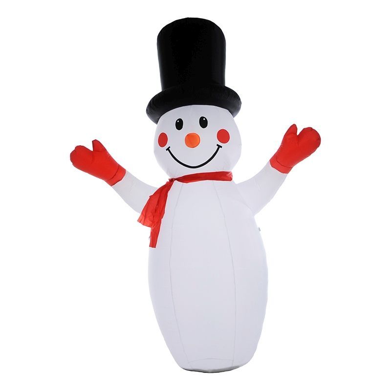 LED Snowman Outdoor Inflatable 2.4m
