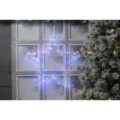 Feature Star Christmas Light Multifunction Multicolour Outdoor 240 Led