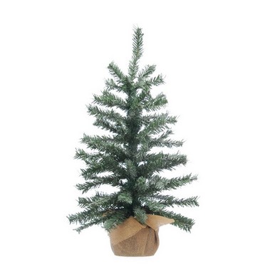 3ft Burlap Base Christmas Tree Artificial Ornament 136 Tips