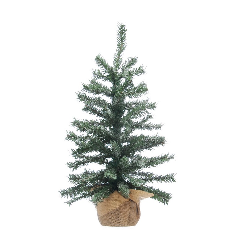 3ft Burlap Base Christmas Tree Artificial - Ornament 136 Tips 