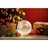 See more information about the Crackle Effect Christmas Light Ball White Indoor 12 LED 