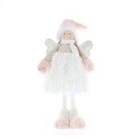 See more information about the Pink Girl With LED Christmas Scarf - 47cm
