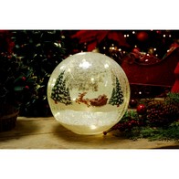 See more information about the Crackle Effect Christmas Light Ball Warm White Indoor 15 LED 