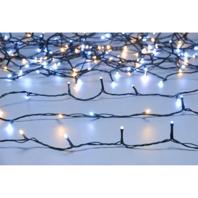 Christmas String Fairy Lights Multifunction White Warm White Outdoor 200 Led 199m