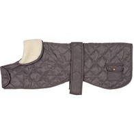 See more information about the Small Dog Coat Grey Faux Fur & Faux Leather 37cm by Banbury