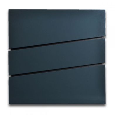 Product photograph of Statement Letterbox Stainless Steel Anthracite Grey 40cm from QD stores