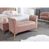 See more information about the Pettine Pink 1 Door Ottoman Storage Bench
