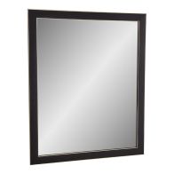 See more information about the Contemporary Wall Mirror  Black & Gold 54cm