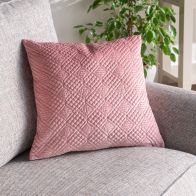 See more information about the Hamilton McBride 45cm x 45cm Blush Pleated Cushion