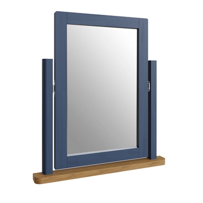 Product photograph of Westbridge Mirror Oak Blue 55cm from QD stores
