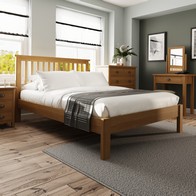 See more information about the Rutland Double Bed Oak Natural 5 x 7ft
