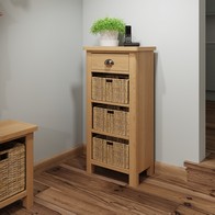 See more information about the Rutland Storage Unit Oak Natural 4 Drawers
