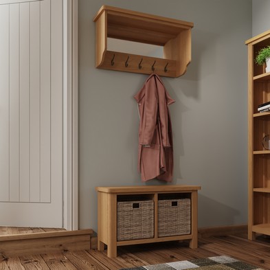 See more information about the Rutland Wall Rack Oak Natural