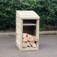 See more information about the Pent Log Store - Classic Pressure Treated Overlap