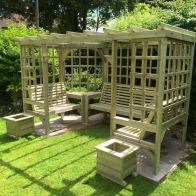 See more information about the Croft Riviera 7 Seat Garden Arbour
