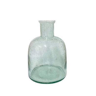 Product photograph of Vase Glass With Bubble Pattern - 20cm from QD stores