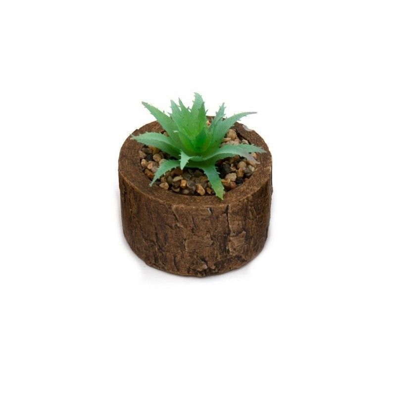 Faux Succulent Wood - 8cm