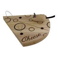 See more information about the Mouse Cheese Board Wood - 18cm