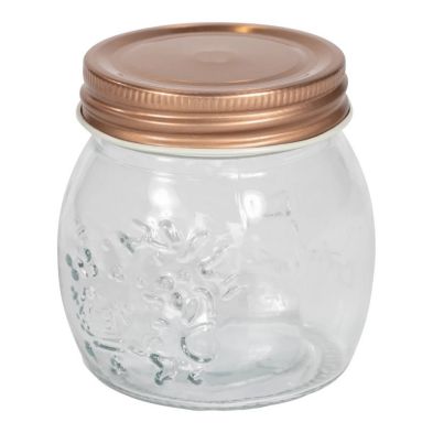 Product photograph of Glass Jar Twist Lid 170ml - Clear from QD stores