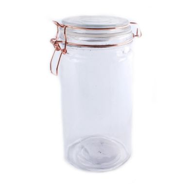 Product photograph of Glass Jar Clip-top Lid 1 18 Litres - Clear from QD stores