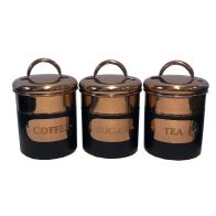 See more information about the Metal Tin 940ml - Black & Copper