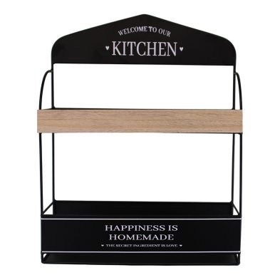 Product photograph of Decorative Wall Hanging Kitchen Shelving Unit from QD stores