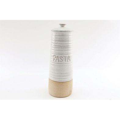 Product photograph of Ceramic Pasta Container 3 14 Litres - White from QD stores