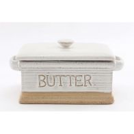 See more information about the Butter Dish Ceramic White - 19cm