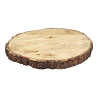 See more information about the Bark Chopping Board Wood - 30cm