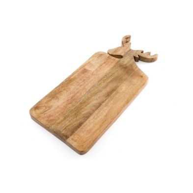 Product photograph of Deer Chopping Board Wood - 54cm from QD stores