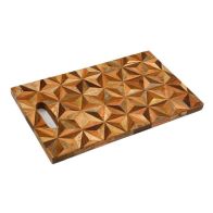 See more information about the Tray with Geometric Pattern - 40.5cm