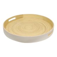 See more information about the Tray Bamboo White - 40cm