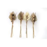 See more information about the Set of Four Bouquets of Dried Grasses with Palm Spear