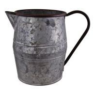 See more information about the Jug Planter Metal Silver - 27cm