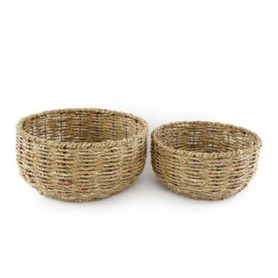 Product photograph of 2 X Wicker Baskets - Natural from QD stores