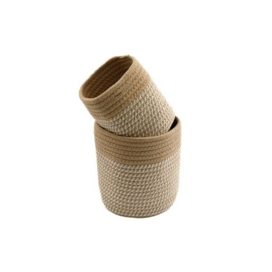 Product photograph of Set Of Two Cotton Rope Baskets from QD stores