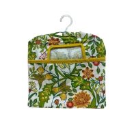 See more information about the Sussex Peg Bag Cotton Yellow with Floral Pattern - 36cm